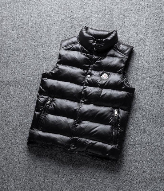 Moncler Black Quilted Puffer Vest