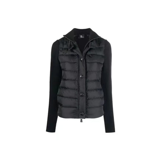 Moncler Hybrid Quilted Knit Jacket