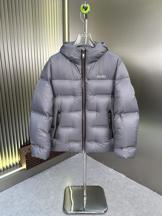 Zegna Hooded Quilted Puffer Coat