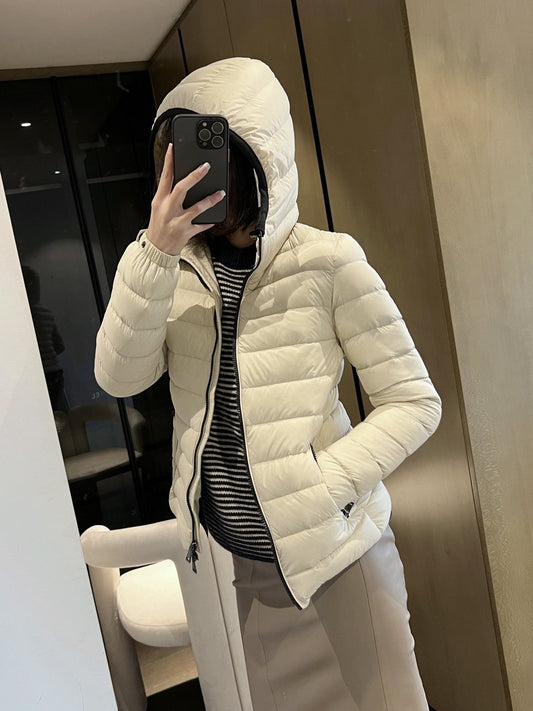 Moncler Hooded Quilted Puffer Coat