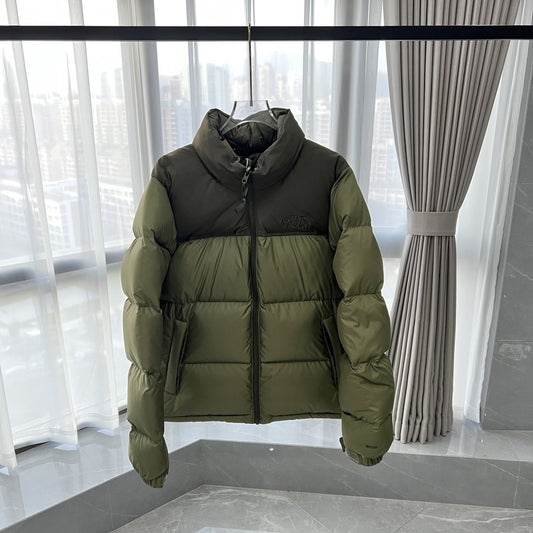 The North Face Color-Block Logo Puffer Jacket