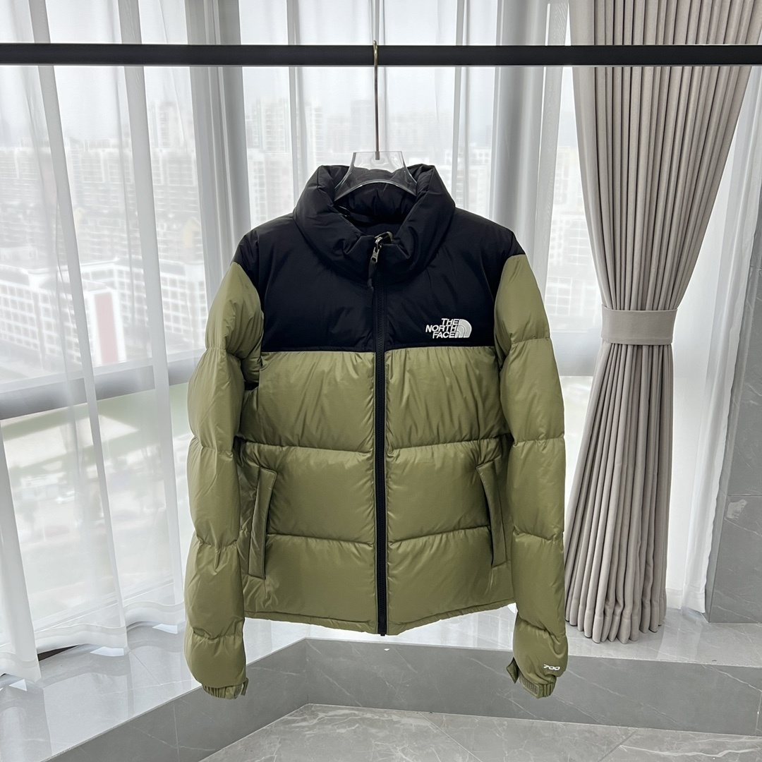 The North Face Color-Block Puffer Jacket