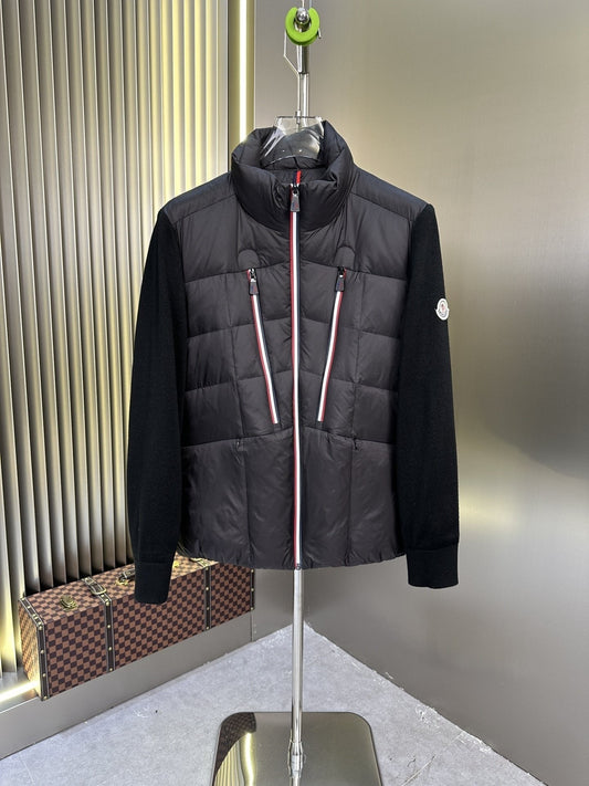 Moncler Black Quilted Hybrid Jacket