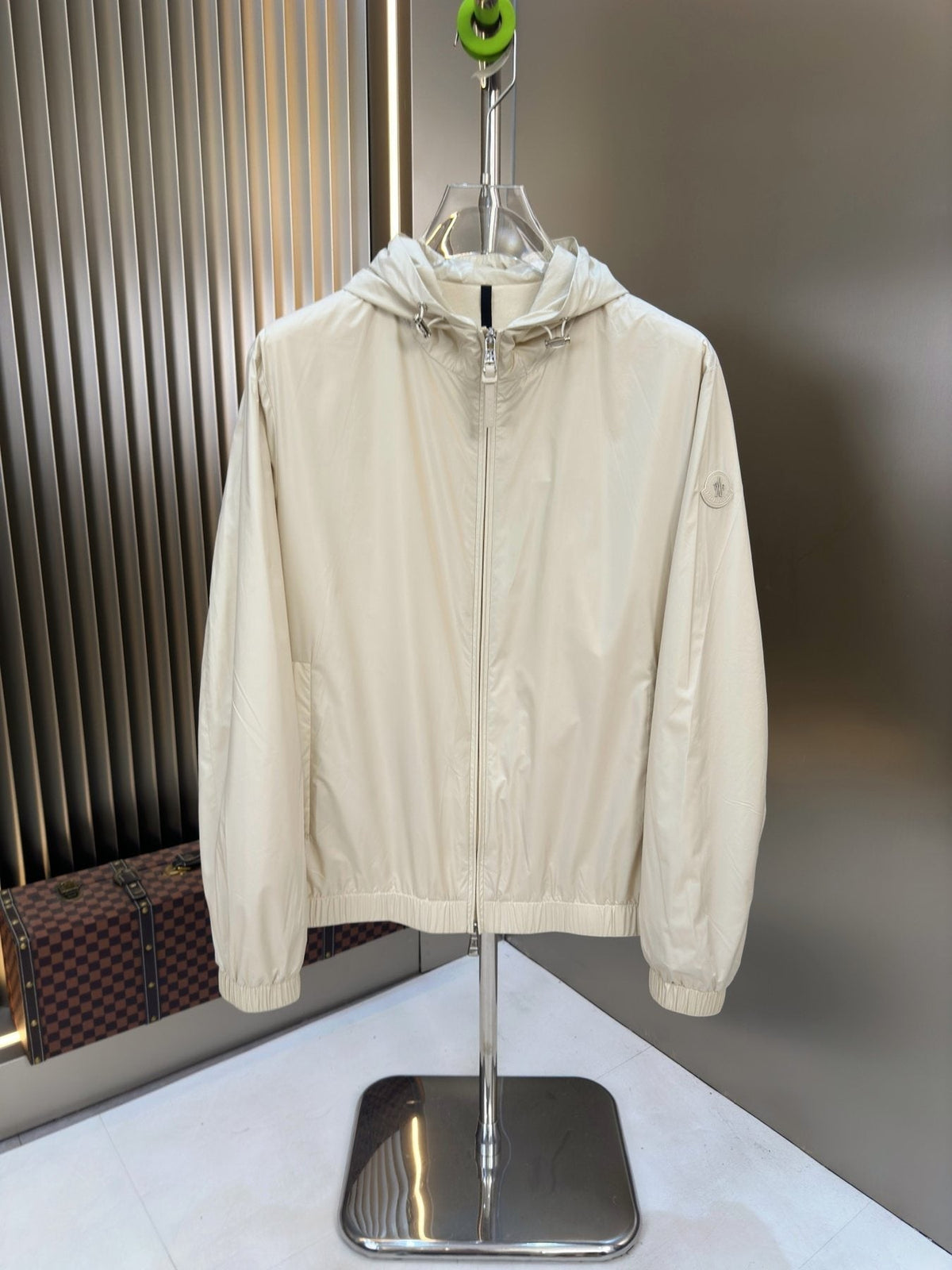 Moncler Hooded Zip-Front Jacket
