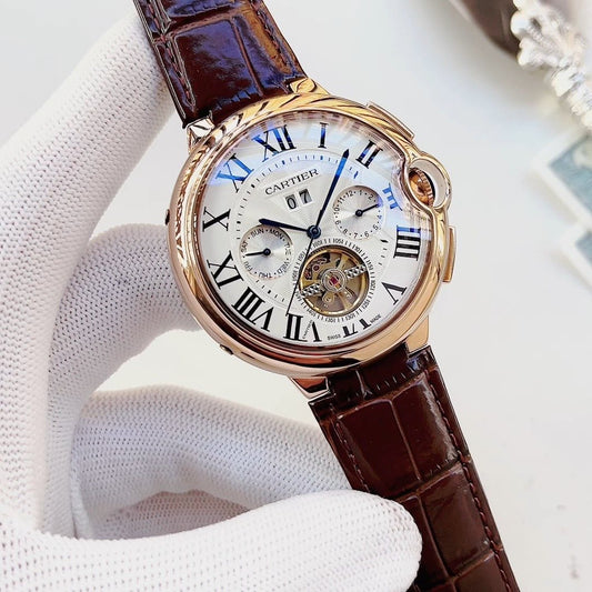 Cartier Roman Numeral Open-Heart Watch